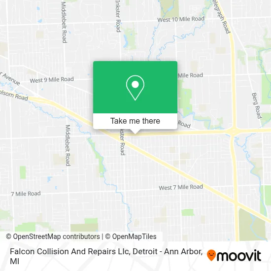 Falcon Collision And Repairs Llc map