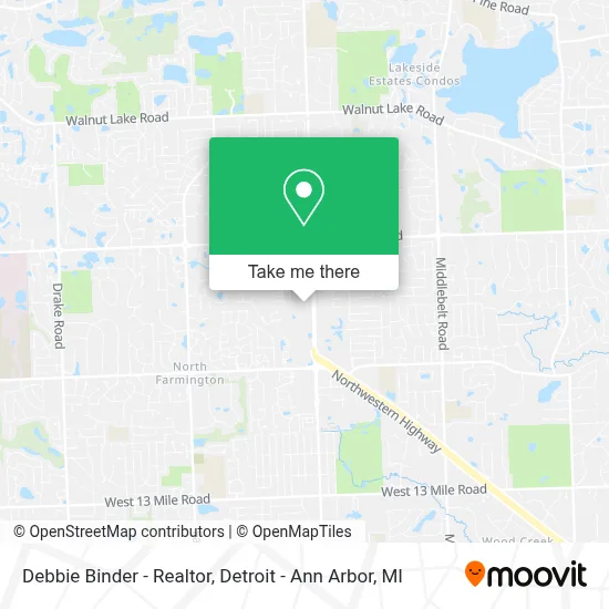 Debbie Binder - Realtor map