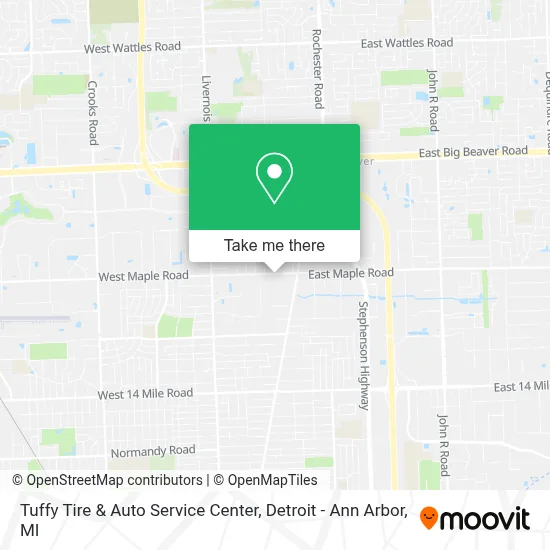 Tuffy Tire & Auto Service Center map