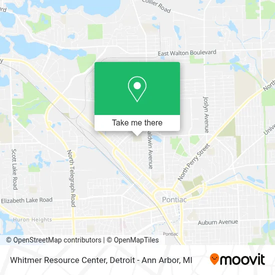 Whitmer Resource Center map