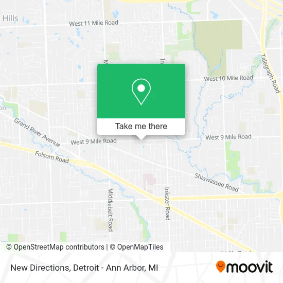 New Directions map