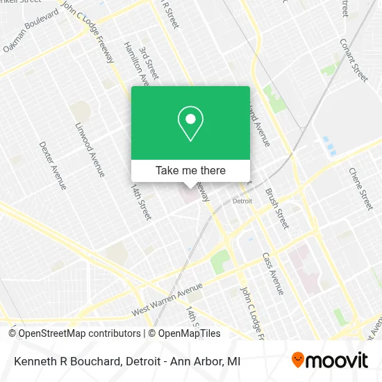 Kenneth R Bouchard map