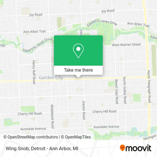 Wing Snob map