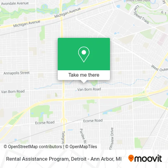 Rental Assistance Program map