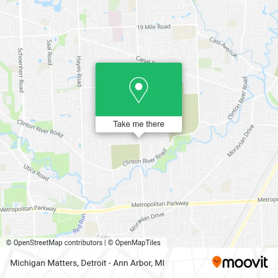 Michigan Matters map