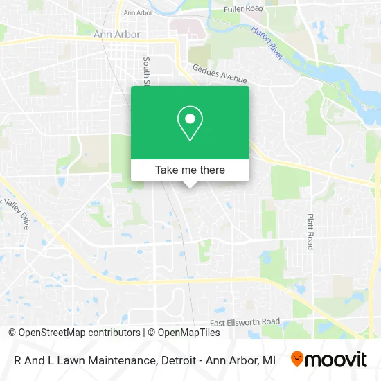 R And L Lawn Maintenance map