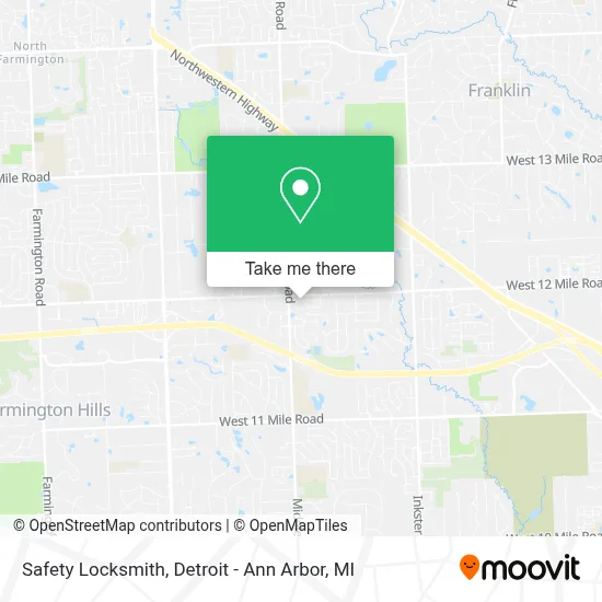 Safety Locksmith map