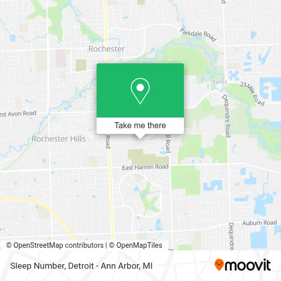 Sleep Number map