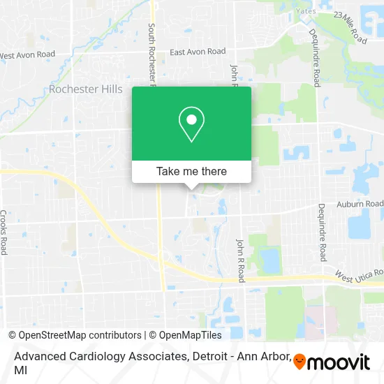 Advanced Cardiology Associates map