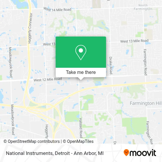 National Instruments map