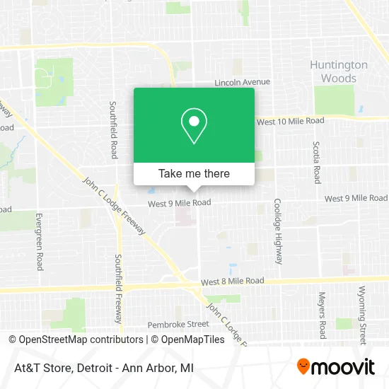 At&T Store map