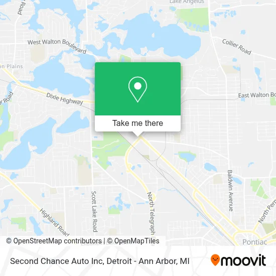 Second Chance Auto Inc map