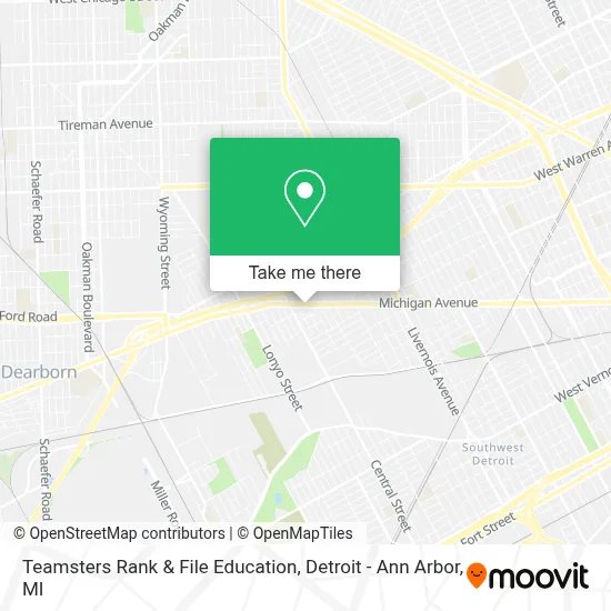 Teamsters Rank & File Education map