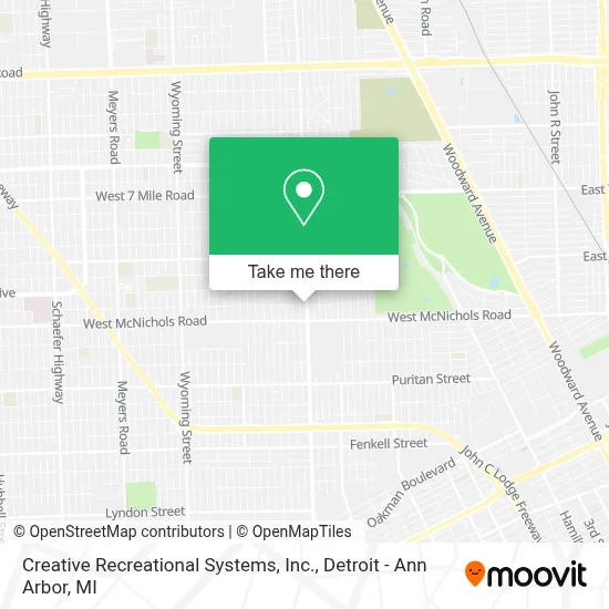 Creative Recreational Systems, Inc. map