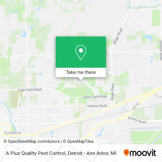 A Plus Quality Pest Control map