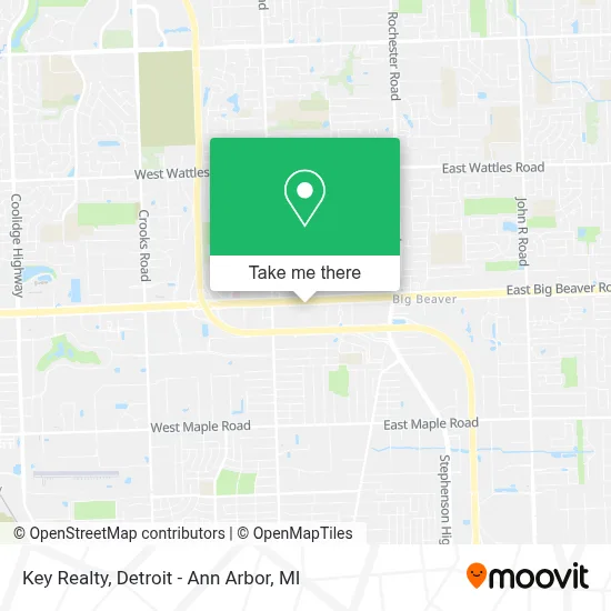 Key Realty map