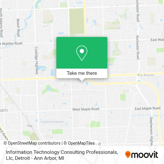 Information Technology Consulting Professionals, Llc map