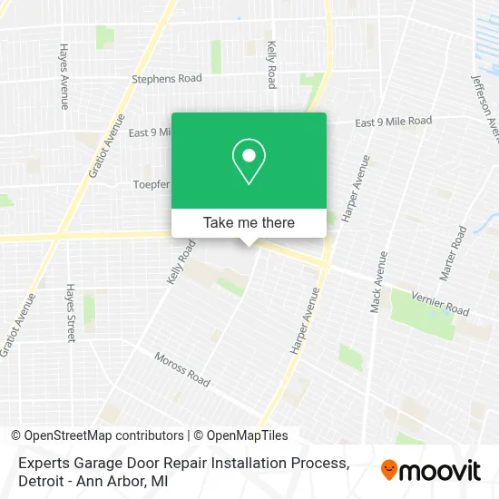 Experts Garage Door Repair Installation Process map