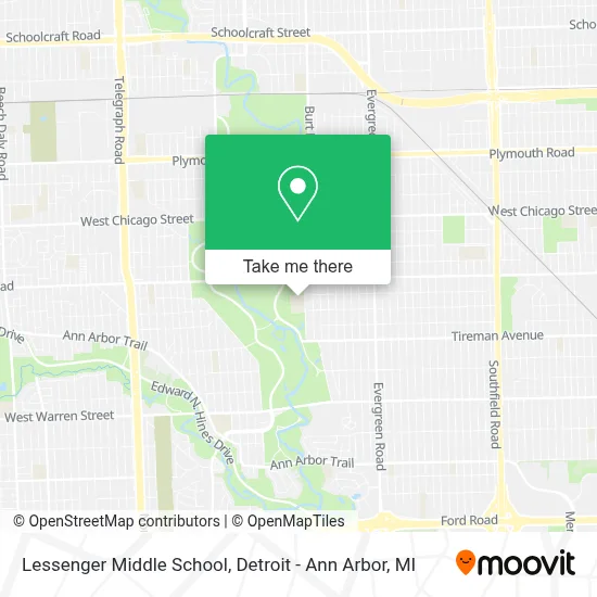 Lessenger Middle School map