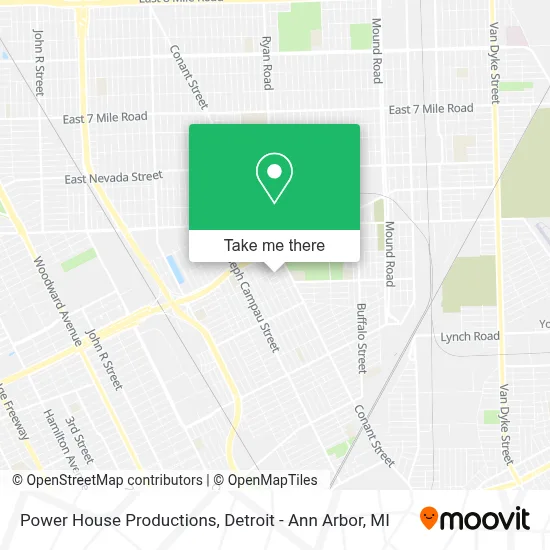 Power House Productions map