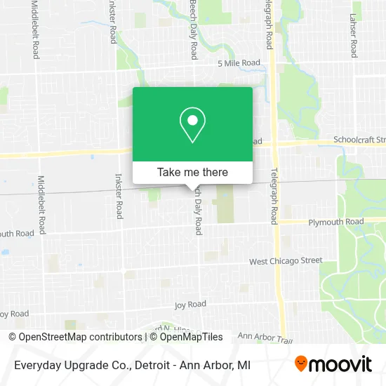 Everyday Upgrade Co. map