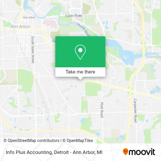 Info Plus Accounting map