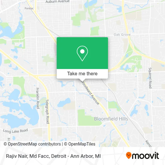 Rajiv Nair, Md Facc map