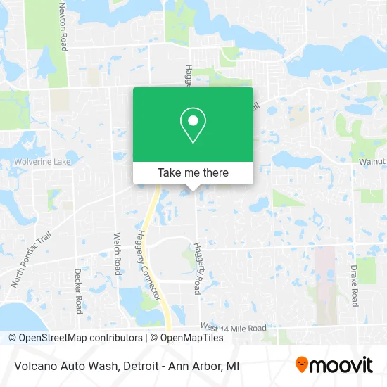 Volcano Auto Wash map