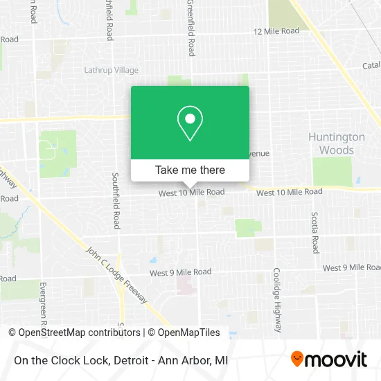 On the Clock Lock map