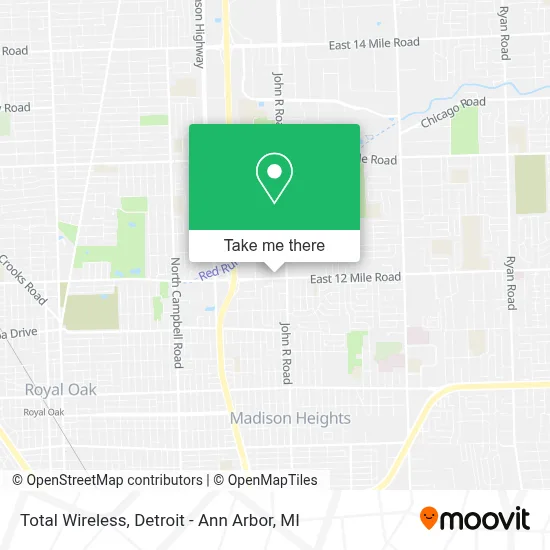 Total Wireless map