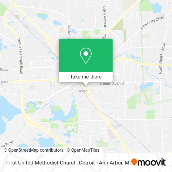 First United Methodist Church map