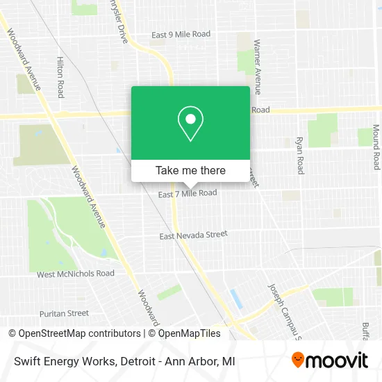 Swift Energy Works map