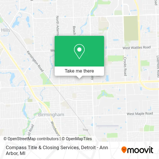 Compass Title & Closing Services map