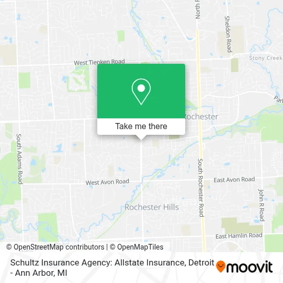 Schultz Insurance Agency: Allstate Insurance map