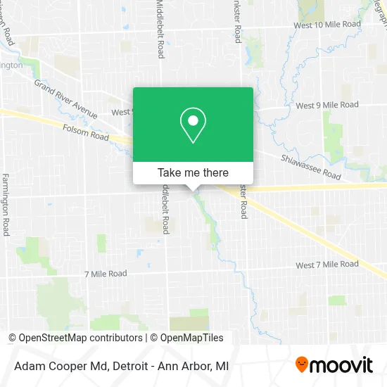 Adam Cooper Md map