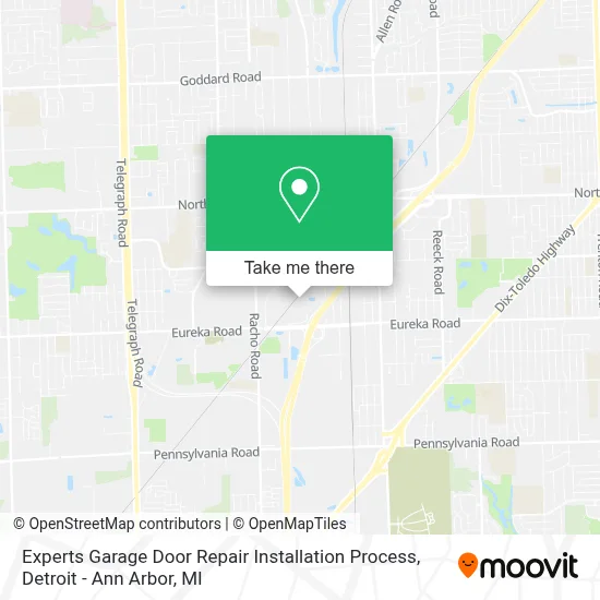 Experts Garage Door Repair Installation Process map