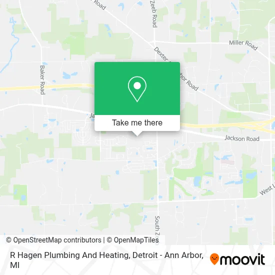 R Hagen Plumbing And Heating map