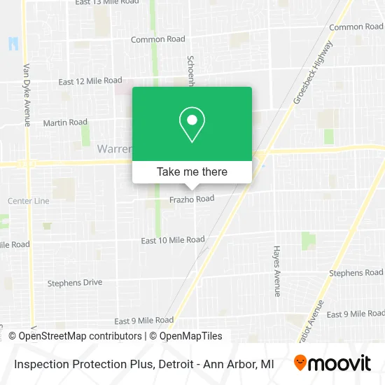 Inspection Protection Plus map