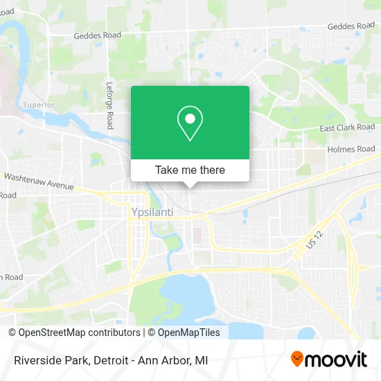 Riverside Park map