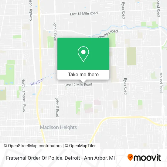 Fraternal Order Of Police map
