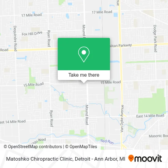 Matoshko Chiropractic Clinic map