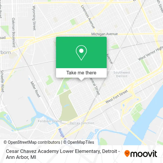 Cesar Chavez Academy Lower Elementary map