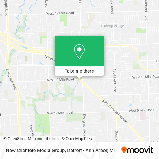 New Clientele Media Group map