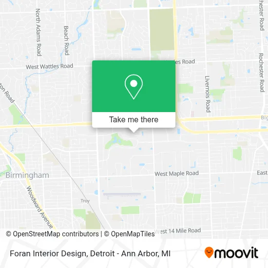 Foran Interior Design map