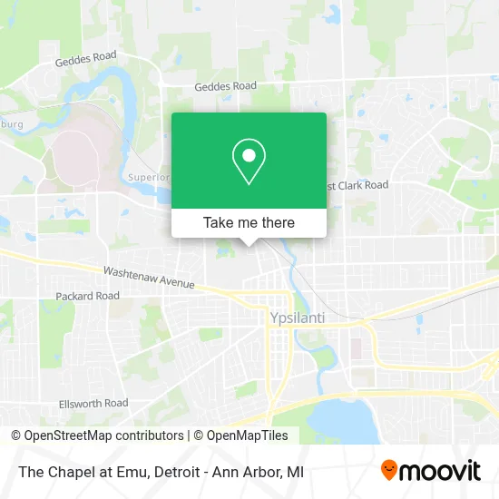 The Chapel at Emu map