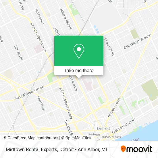 Midtown Rental Experts map