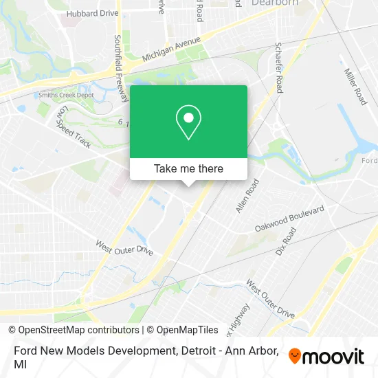 Ford New Models Development map