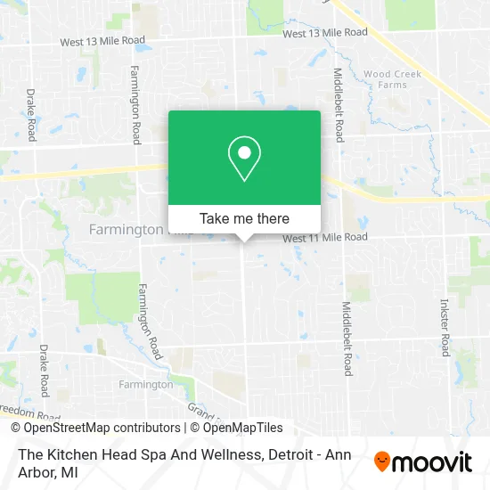 The Kitchen Head Spa And Wellness map