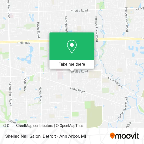 Shellac Nail Salon map