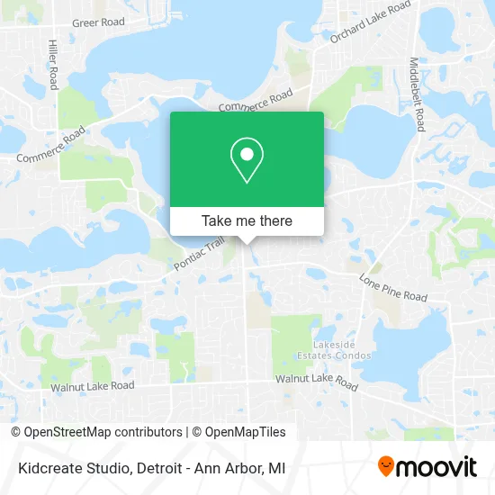 Kidcreate Studio map